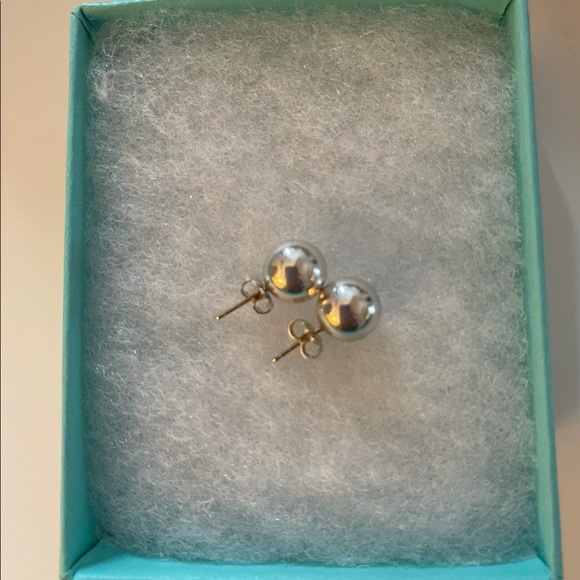 Tiffany and Co 8mm Ball Earrings - Picture 4 of 5